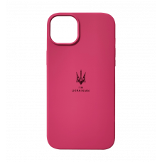 Силиконовый чехол «Чохол I#039;m Ukraine» для iPhone 14 Plus Rose Red