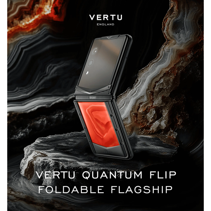 Vertu Quantum Flip Cyber – Celestial Dark (Agate Exclusive Package)