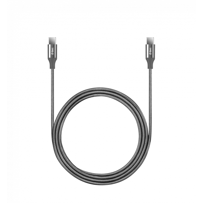 Кабель Ttec Alumi Cable 100W Type-С- Type-С 1,5м Space Gray (2DK53UG)