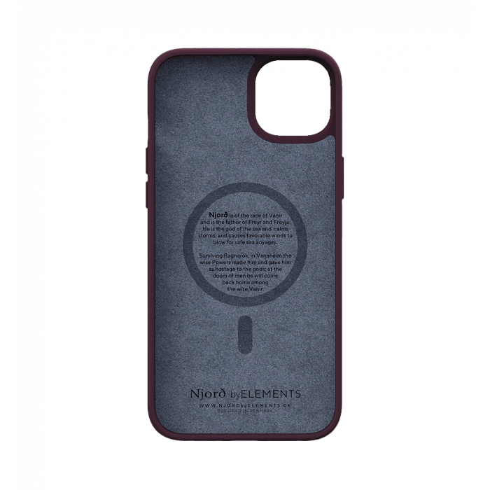 Чохол Njord Salmon Leather MagSafe Case Rust for iPhone 14 (NA41SL03)
