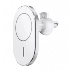 Car holder Wiwu Liberator Magnetic Wireless charger Silver/White (CH306)