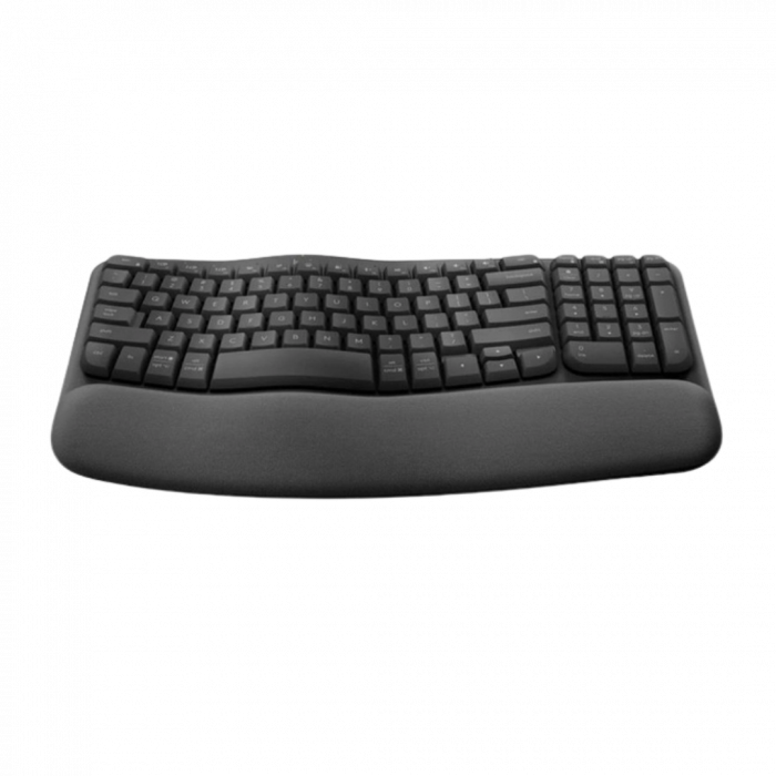 Комплект LOGITECH Wave Keys wireless ergonomic keyboard - Graphite
