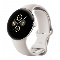 Smart watch Google Pixel Watch 2 Polished Silver Aluminum Case / Bay Active Band