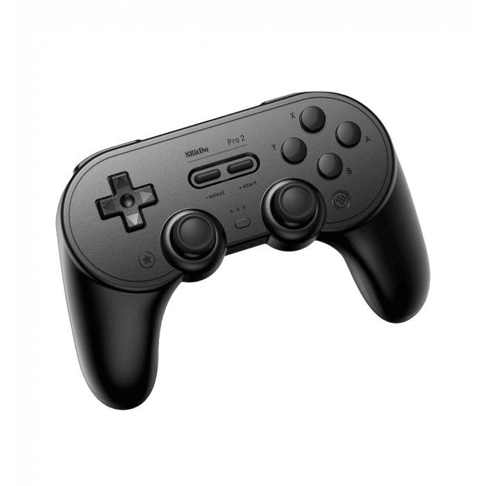 Gamepad 8BitDo: Pro 2 Bluetooth Gamepad - Black (PC/Steam Deck/Switch/Android/Apple)