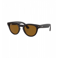 Смарт-очки Ray-Ban Meta Headliner Shiny Jeans/Dusty Red с сине-фиолетовым светофильтром (RW4009 66985Q 50-23)