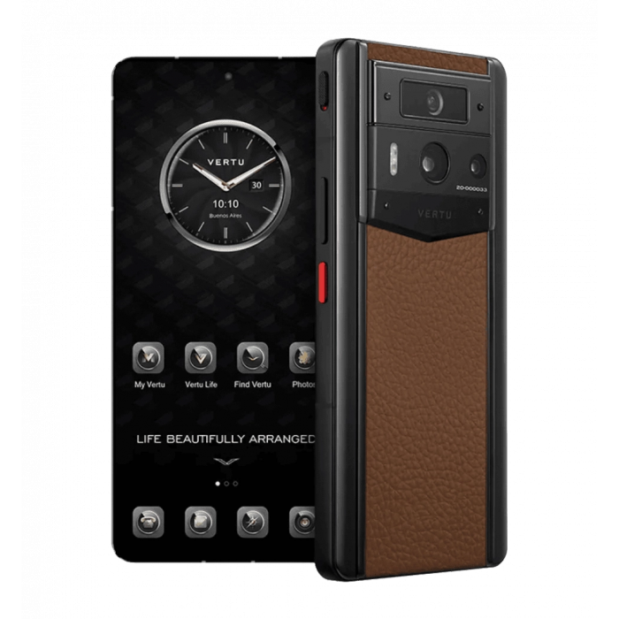 VERTU METAVERTU 2 CALFSKIN WEB3 AI PHONE 512GB Caramel Brown Calf