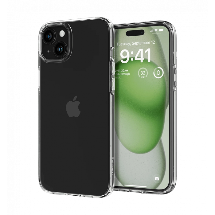 Чохол Spigen для Apple iPhone 15 Plus Liquid Crystal, Crystal Clear (ACS06647)