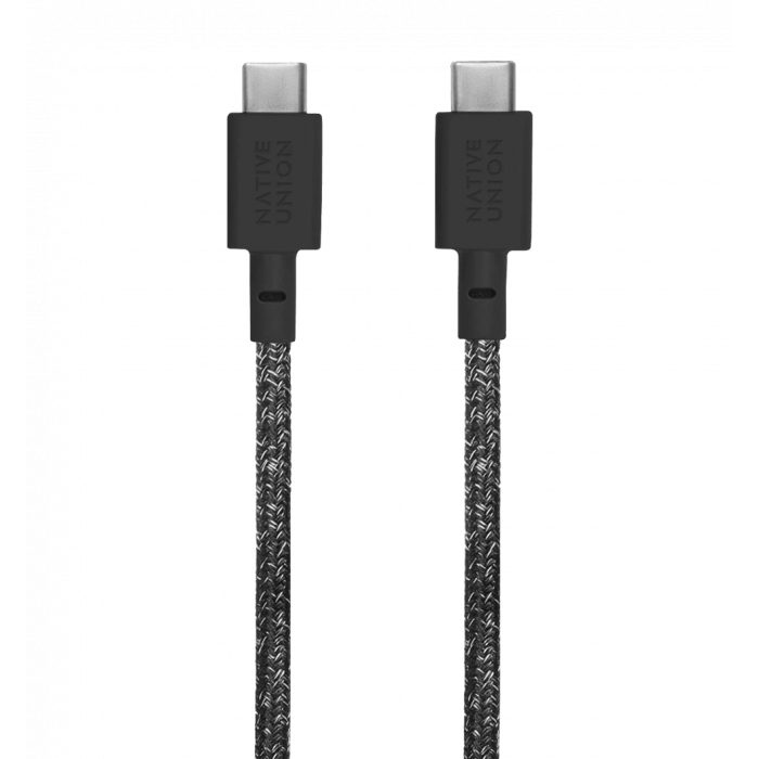 Кабель Native Union Belt USB-C to USB-C Cosmos Black (1.2 m) (BELT-C-CS-BLK-2-NP)