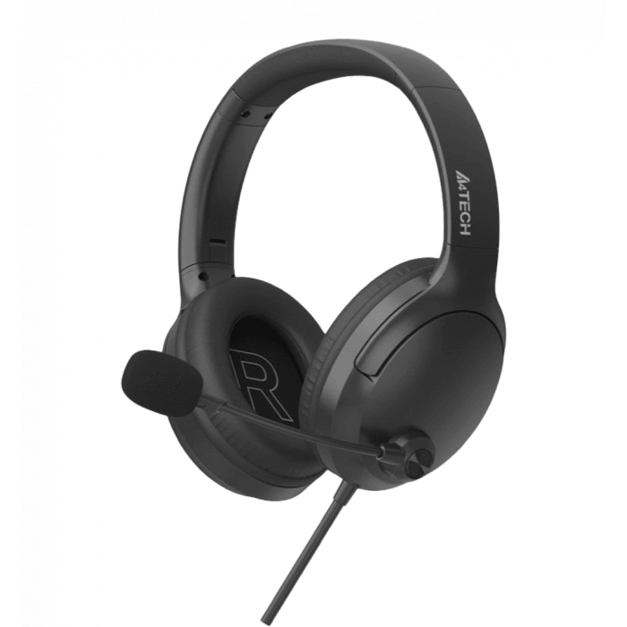 Headphones with microphone A4Tech FH280U, USB, color black
