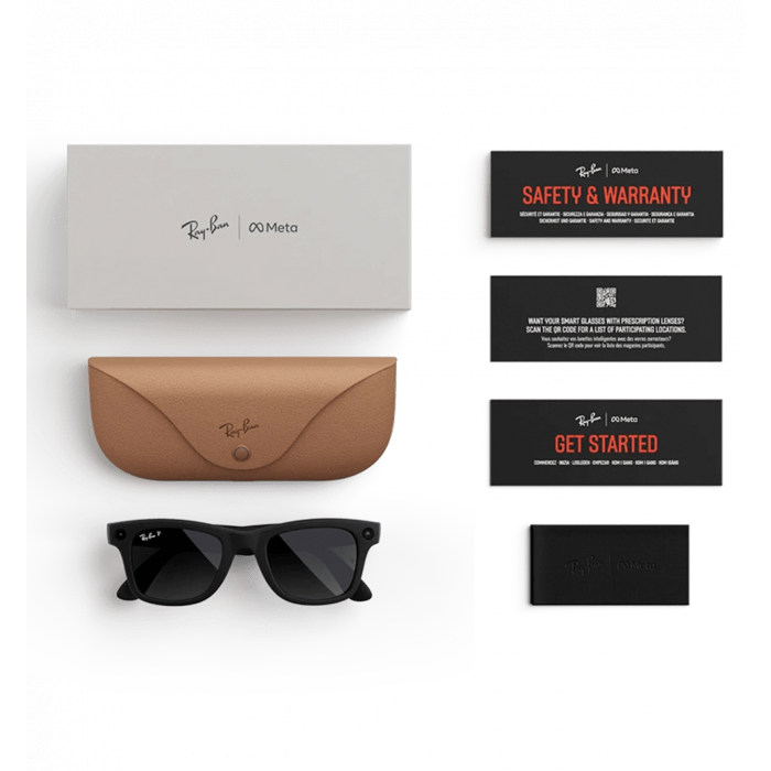 Смарт-окуляри Ray-Ban Meta Wayfarer [Gen 2]  Matte Black/ Graphite M (RW4012 601ST3 50-22)