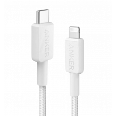 Кабель ANKER 322 USB-C to Lightning - 0.9m Nylon (Білий)