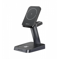 Бездротовий ЗП Acefast E3 3 in 1 (black)