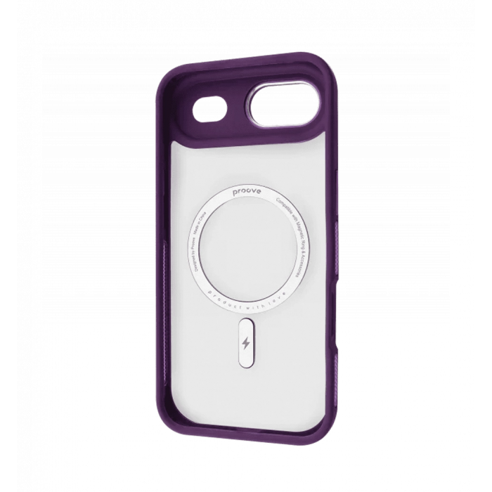 Чохол Proove Clear Essence Case with Magnetic Ring iPhone 17 Air (deep purple) подарунок