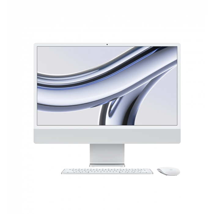 iMac 24" Retina 4,5K/M3/8GB/8CPU/8GPU/256GB SSD/Silver 2023 (MQR93)