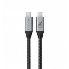 Кабель Satechi USB4 Pro 240W Space Gray (1.2 m) (ST-YU4120M)