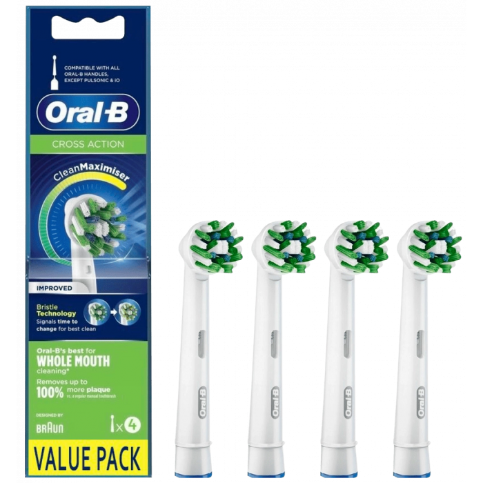 Насадка для зубной щетки BRAUN Oral-B Cross Action EB50RB CleanMaximiser (4)