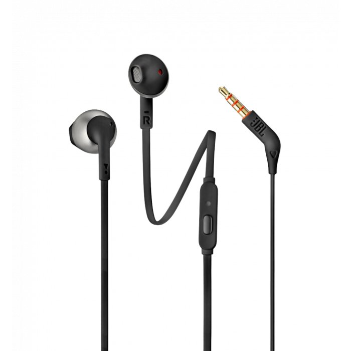 Headphones with microphone JBL T205 Black (JBLT205BLK)