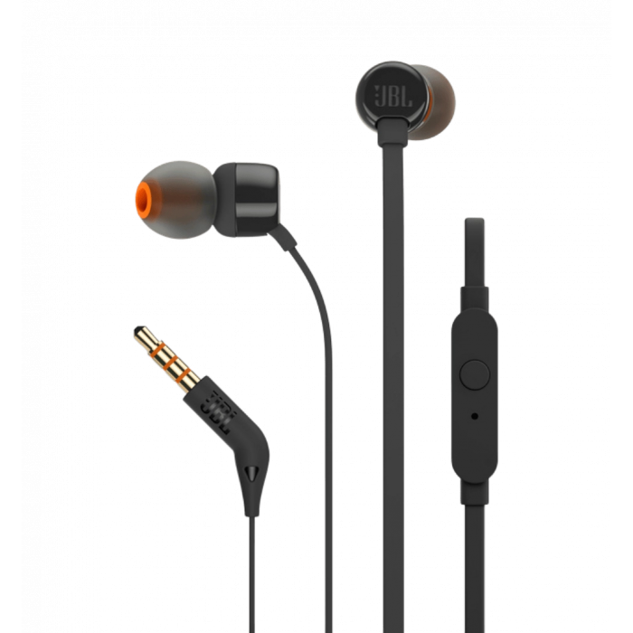 Навушники з мікрофоном JBL Tune 110 Black (JBLT110BLK)