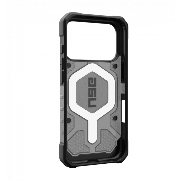Чохол UAG для iPhone 17 Pro, Pathfinder Clear MagSafe, Ash/Black