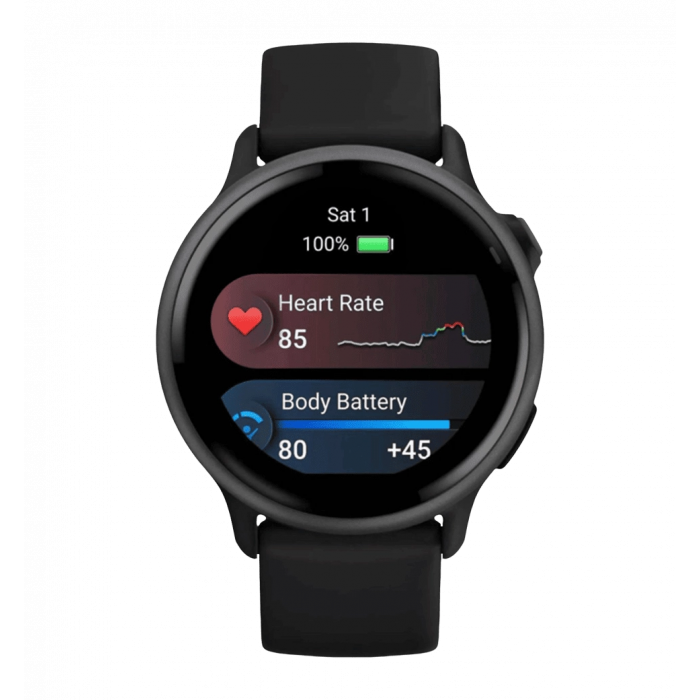 Смарт-годинник Garmin Vivoactive 6 Slate with Black Band (010-02985-00) UA