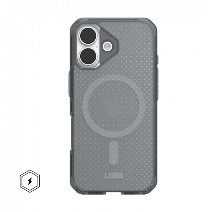 Чехол UAG для iPhone 17, Dot MagSafe, Ash