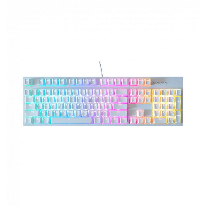 Ігрова клавіатура DARK PROJECT One KD104A Gateron Mechanical Yellow (DPO-KD-104A-100100-GYL)