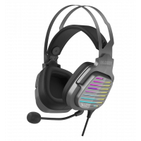 Gaming headset Bloody G560 Gun Gray with backlight, gray color, USB