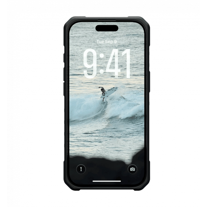 Чехол UAG для iPhone 17, Pathfinder Clear MagSafe, Ash/Black
