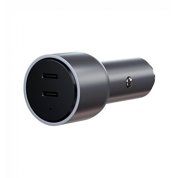 АЗП Satechi 40W Dual USB-C PD Car Charger Space Grey (ST-U2C40CCM)