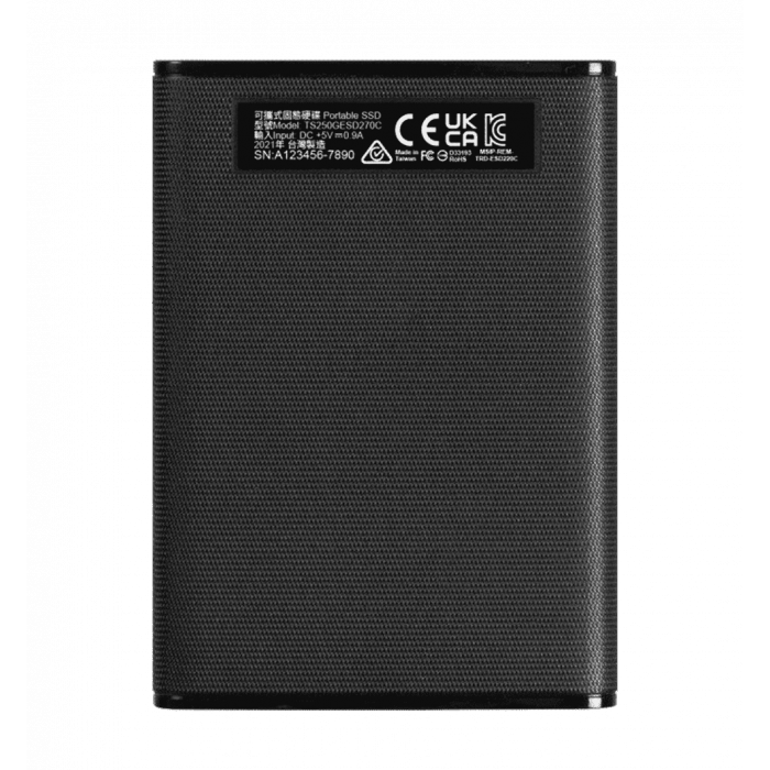 Зовнішній SSD Transcend  500GB USB 3.1 Gen 2 Type-C (TS500GESD270C)