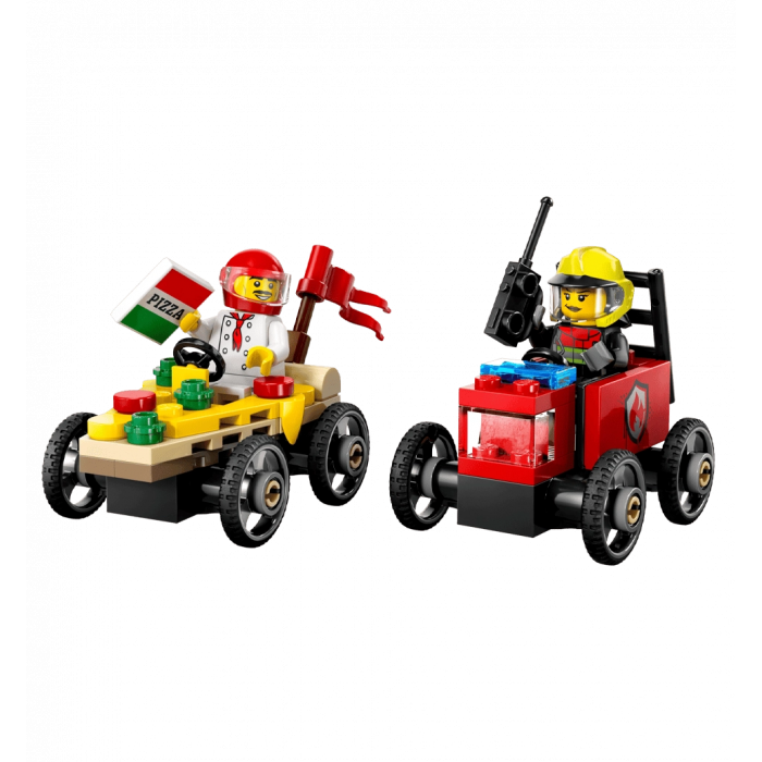 LEGO City «Піца-авто проти пожежної машини» Набір перегонів (60458)