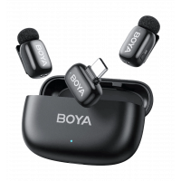 Бездротовий петличний мікрофон BOYA mini-14 Type-C Black