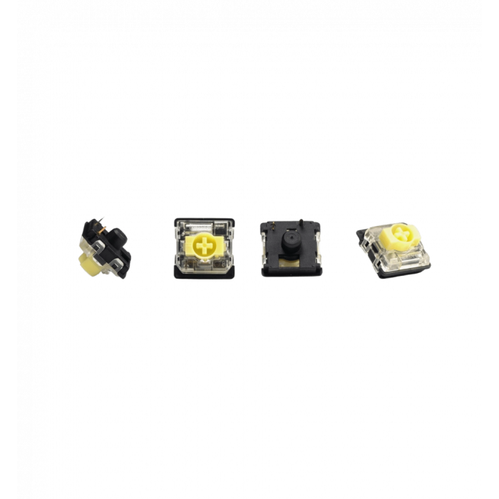 Набор механических переключателей Keychron Gateron KS-33 Low Profile 2.0 Banana, 110 шт