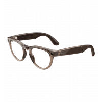 Смарт-окуляри Ray-Ban Meta Headliner Shiny Warm Stone Frame Clear/Saffron Yellow Transitions Lenses (RW4009 6705ZX 50-23)