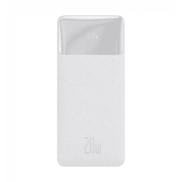 Доп батерея Baseus Bipow Digital Display 20W 10000mAh White (PPDML-L02)