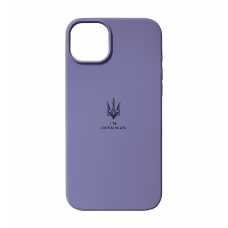 Силиконовый чехол «Чохол I#039;m Ukraine» для iPhone 14 Plus Светло-фиолетовый