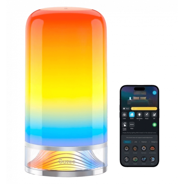 Настільний світильник розумний Govee H6022 Table Lamp 2, RGBICWW, WI-FI/Bluetooth, білий