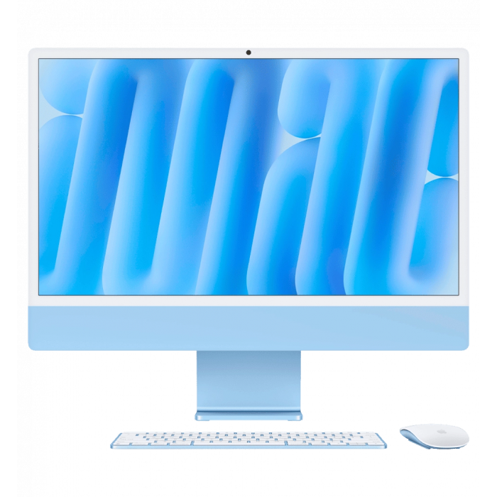 iMac 24" Retina 4.5K Apple M4/10CPU/10GPU/16GB/256GB SSD/Blue 2024 (MWV13)