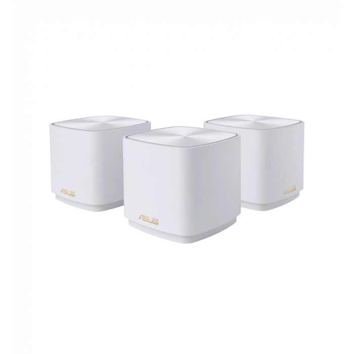 Система WiFi-Mesh ASUS ZenWiFi XD4 PLUS AX1800, 1xGE LAN, 1xGE WAN, 3мод, білий
