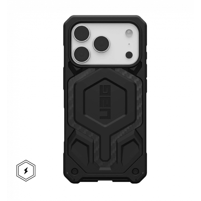 Чохол UAG для iPhone 17 Pro, Monarch Pro MagSafe, Carbon Fiber