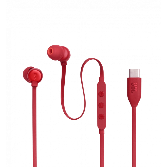 Навушники з мікрофоном JBL Tune 310C Red (JBLT310CRED)