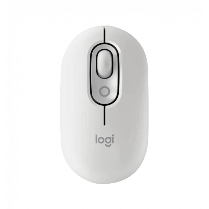 Миша LOGITECH POP Mouse with emoji - OFF-WHITE
