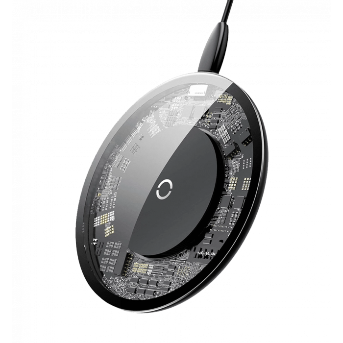 Зарядная станция Baseus Simple Wireless Charger Crystal (CCALL-AJK01)
