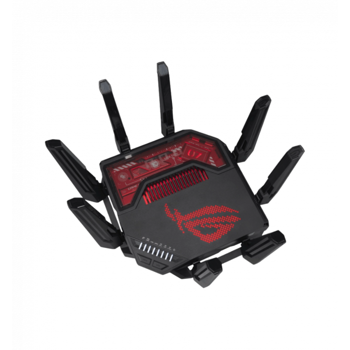 Маршрутизатор ASUS GT-BE19000 BE-19000 1x10GE LAN, 3x2.5GE LAN, 1x10GE WAN/LAN, 1x2.5GE WAN/LAN, 1xU