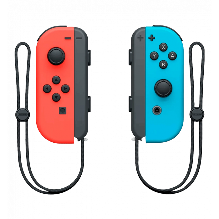 Nintendo Joy-Con Neon Red/Neon Blue Pair (45496430566)