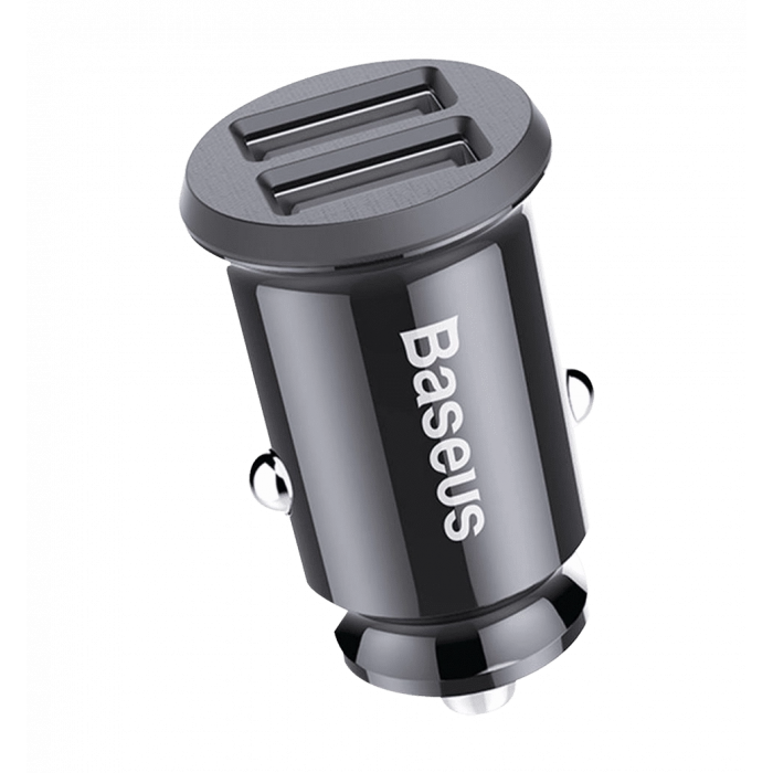 АЗП Baseus Grain 3.1A 2USB (black) (CCALL-ML01)