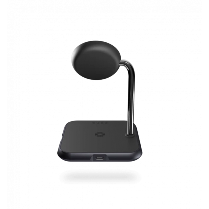Зарядна станція Zens Magnetic 3-in-1 Aluminium Wireless Charger Black (ZEDC19B/00)
