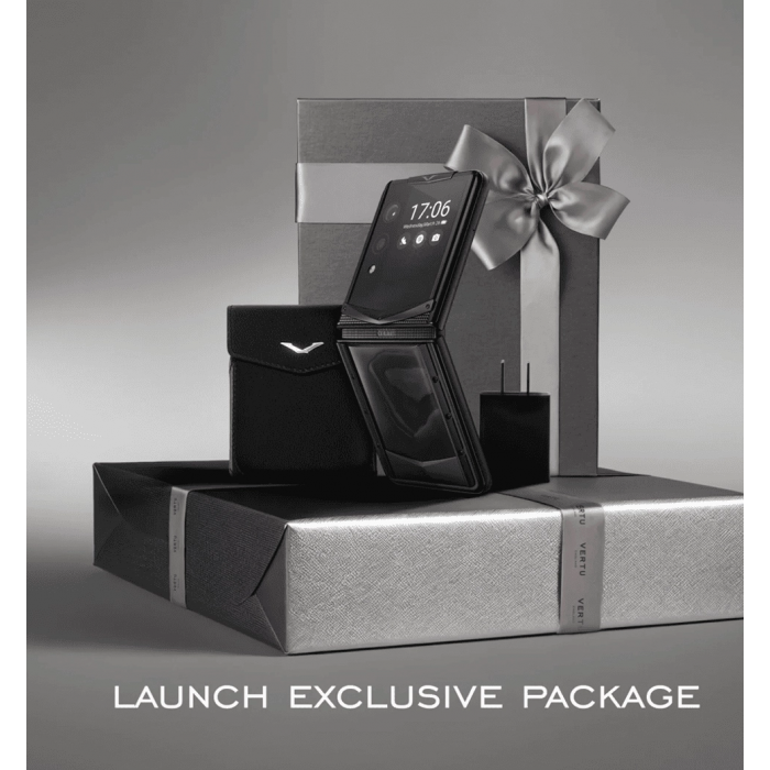 Vertu Quantum Flip Cyber – Celestial Dark (Agate Exclusive Package)