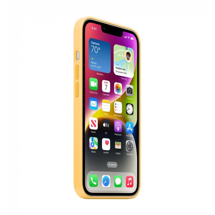 Чохол Силіконовий iPhone 14 Silicone Case with MagSafe Sunglow (MPT23)
