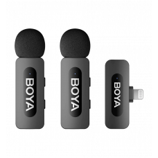Бездротовий петличний мікрофон BOYA BY-V2 Lightning Black
